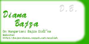 diana bajza business card